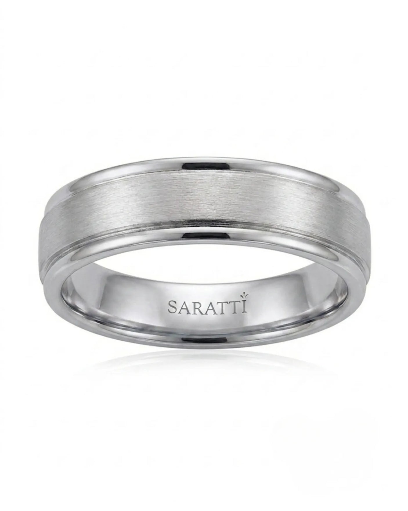 Orion Satin Duo Wedding Band