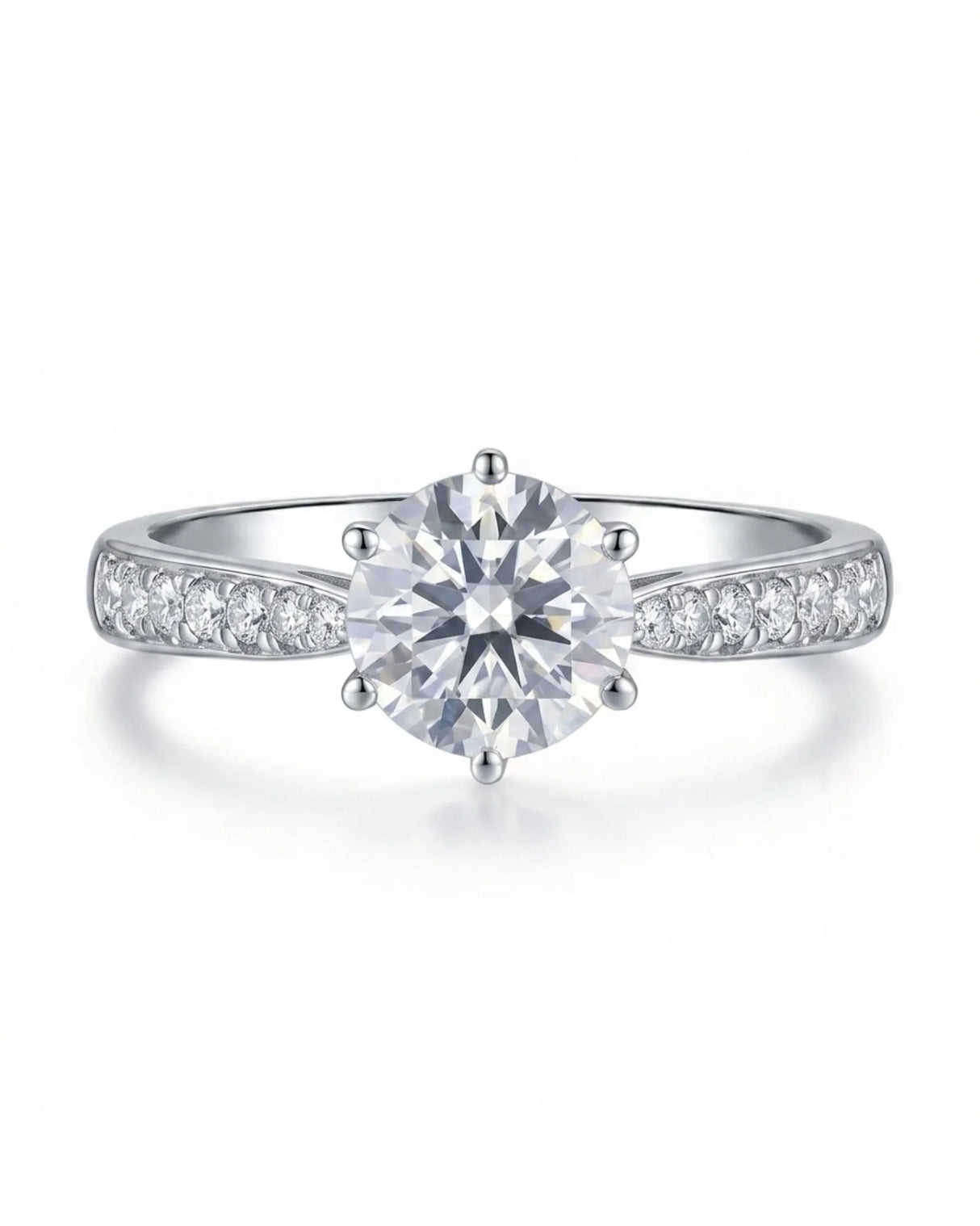 Ema – Natural Round Diamond Six-Prong Engagement Ring