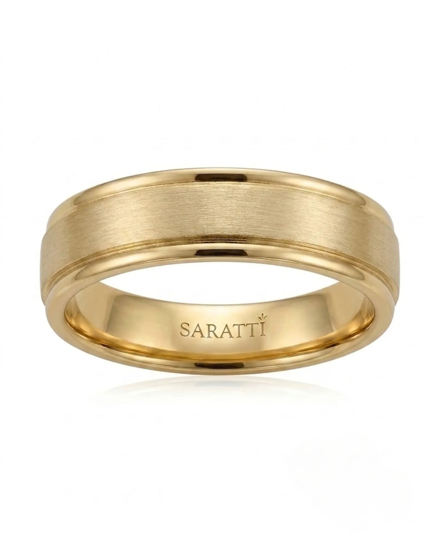 Orion Satin Duo Wedding Band