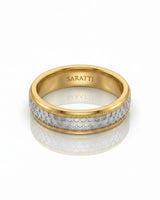 Aurelian Honeycomb Wedding Band
