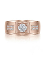 Six Paths Echelon Diamond Ring