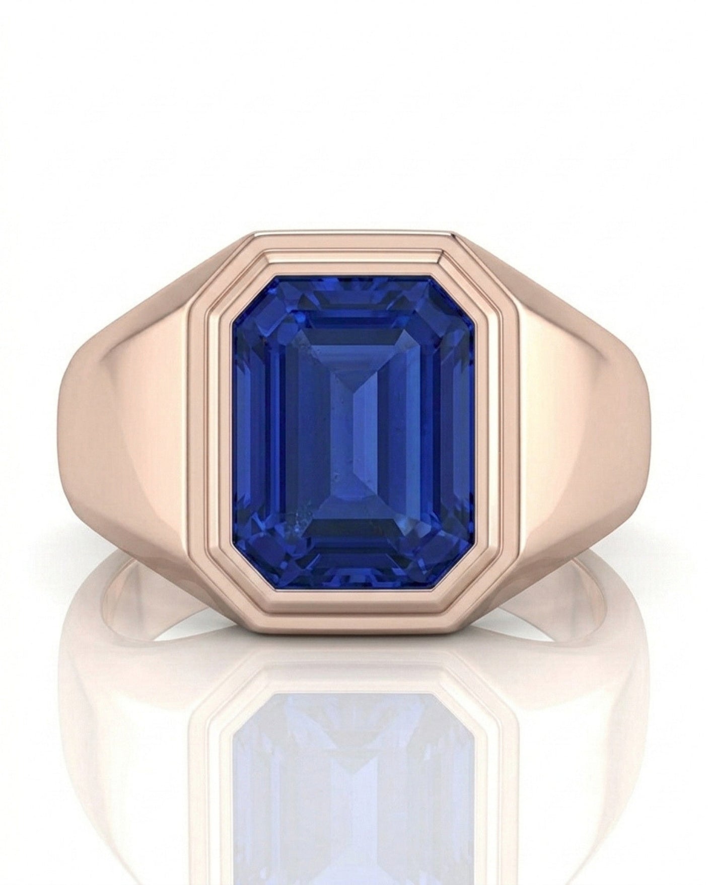 Imperium Sapphire Signet Ring