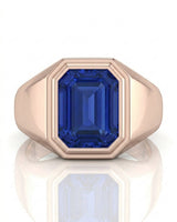 Imperium Sapphire Signet Ring