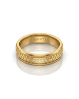 Aurelian Honeycomb Wedding Band
