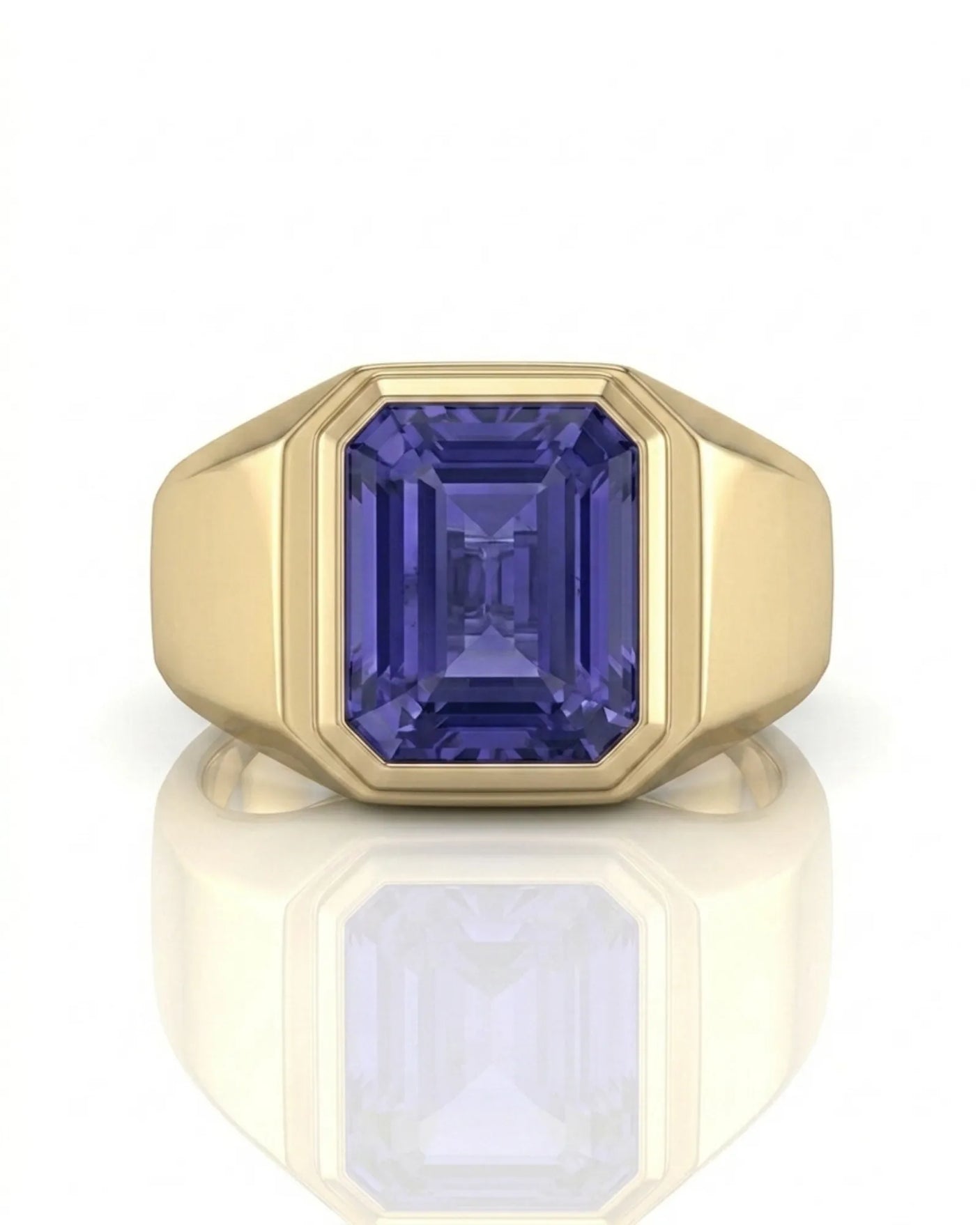 Orion Tanzanite Signet Ring
