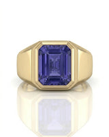 Orion Tanzanite Signet Ring
