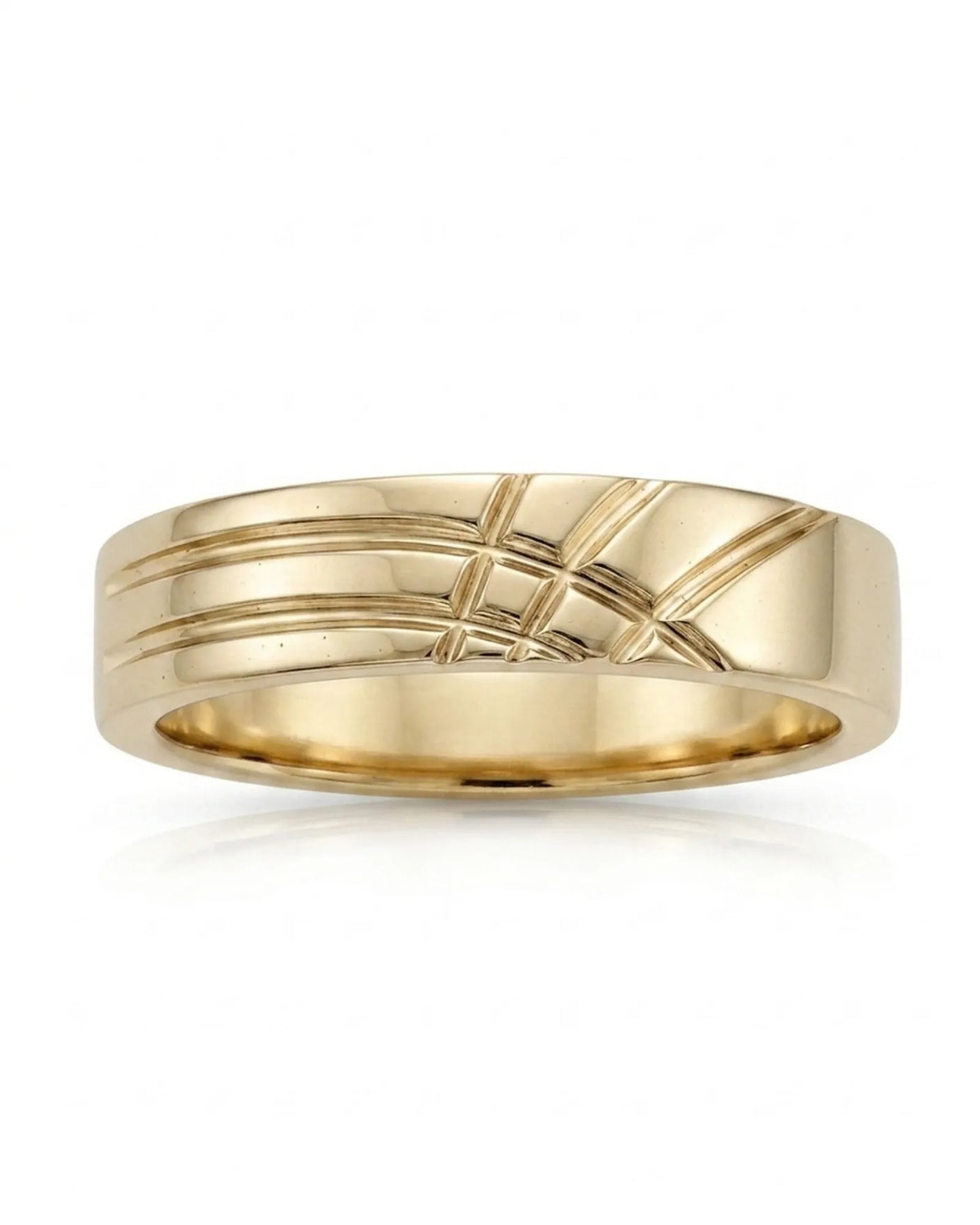 Axis Vector Wedding Band