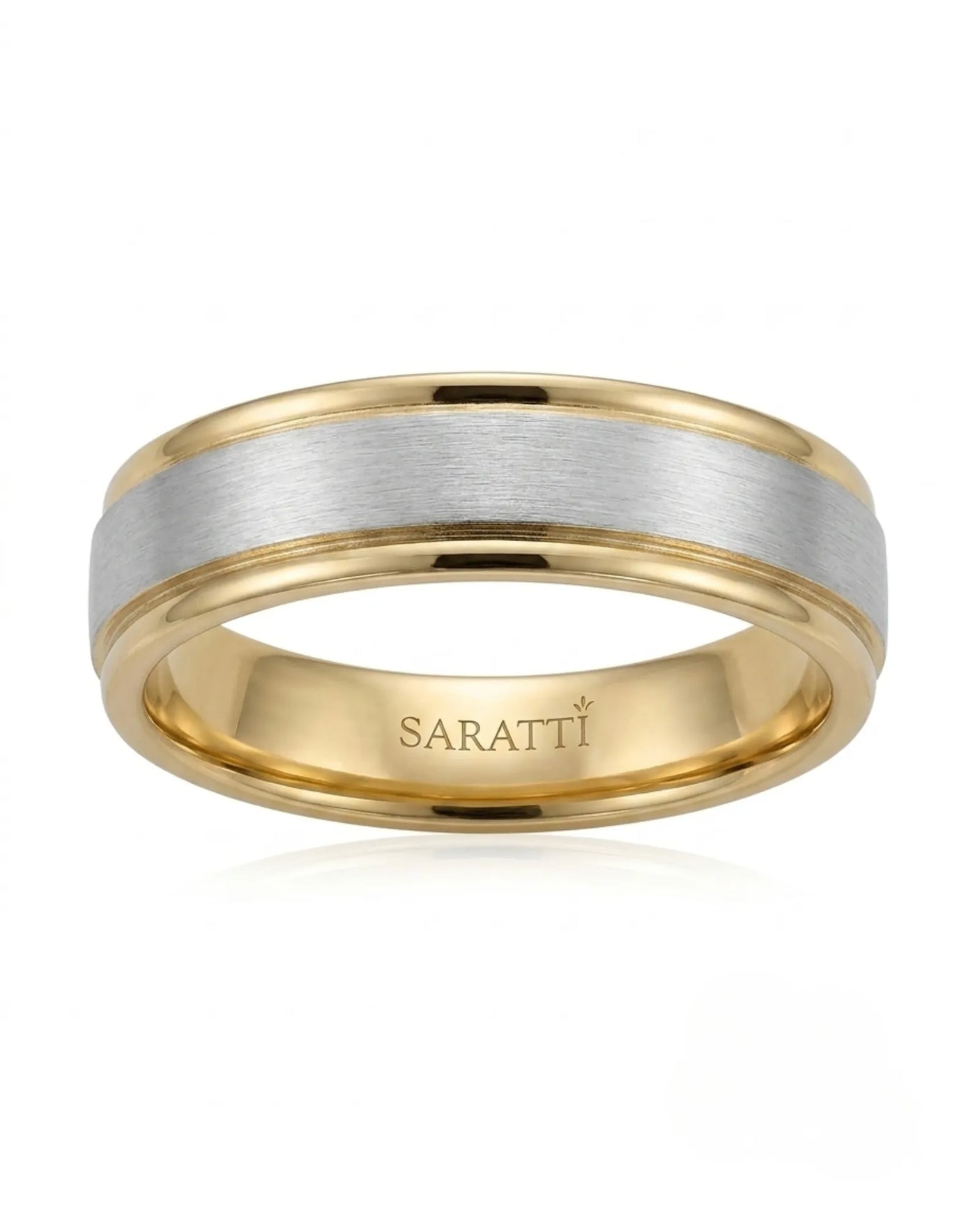 Orion Satin Duo Wedding Band