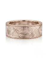 Vellum Aureus Art Nouveau Two Tone Men Ring
