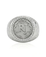 Regent Halo Men’s Diamond Signet Ring