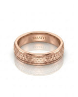 Aurelian Honeycomb Wedding Band