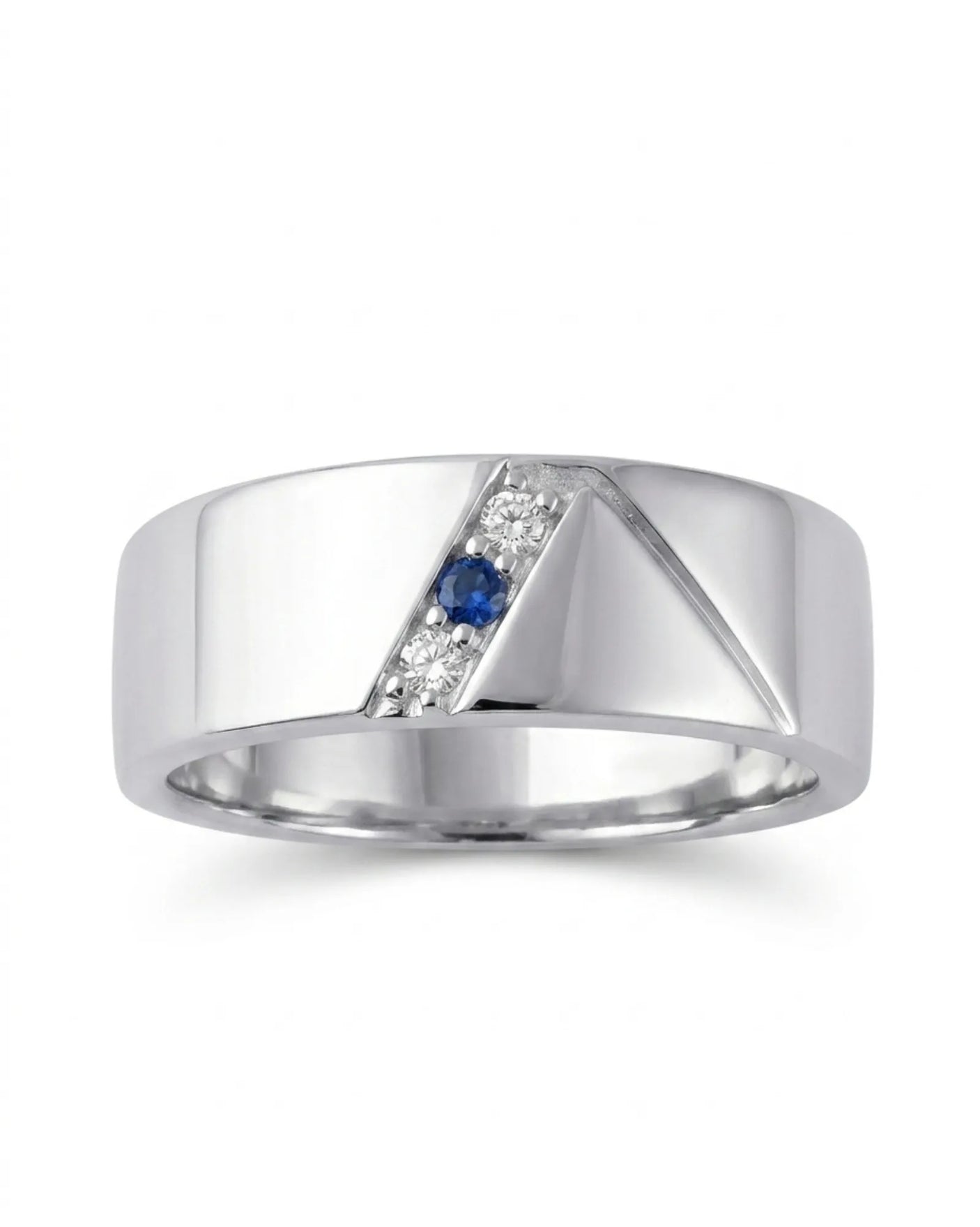 Azure Axis Diamond Ring