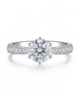 Ema – Natural Round Diamond Six-Prong Engagement Ring