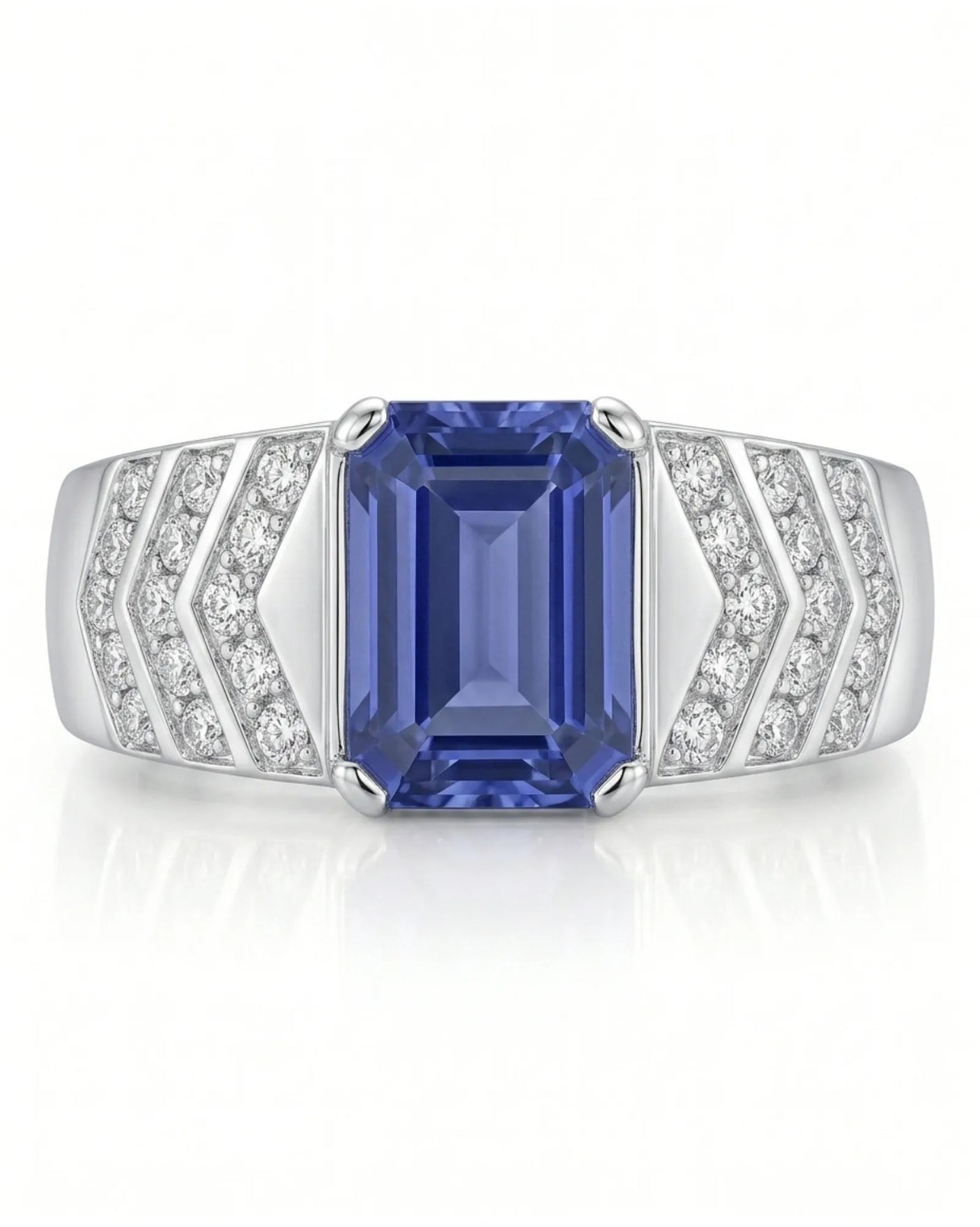 Valerian Tanzanite Diamond Ring