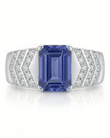 Valerian Tanzanite Diamond Ring