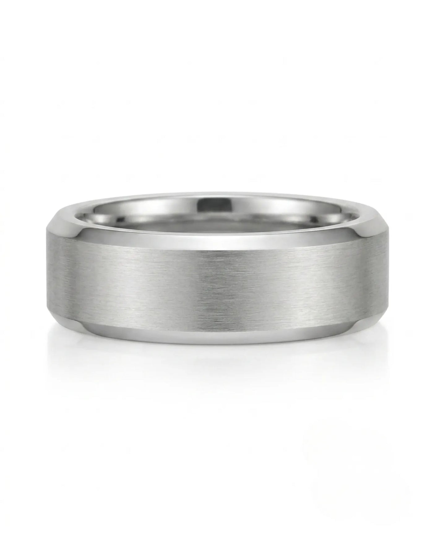 Axis Satin Wedding Band