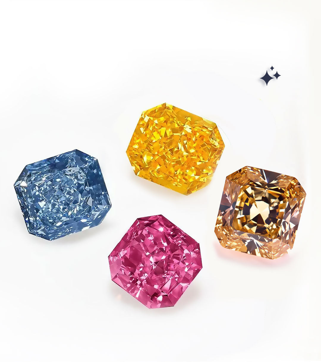 Fancy coloured diamonds for bespoke engagement rings