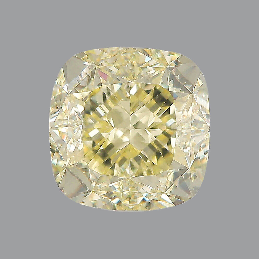 GIA Certified Fancy Light Yellow Gemstone | Saratti