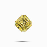 Captivating 1.19 Carat Asscher Cut Yellow Diamond | Modern Gem Jewelry | Saratti