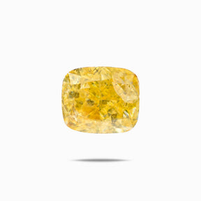 0.3 Carat Yellow Cushion Cut Diamond Gemstone | Modern Gem Jewelry | Saratti