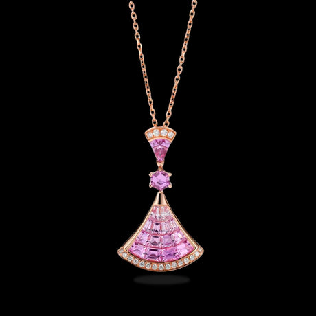 Grand Metamorphia Pink Sapphire Necklace