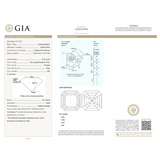 Fancy Deep Purplish Pink Square Emerald Cut Diamond 0.96 Carat | Saratti Jewelry