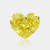 1.58 carat Fancy Light Yellow Natural Diamond | Heart Shape