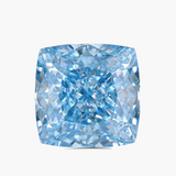 Fancy Vivid Blue Cushion Lab Diamond | Saratti