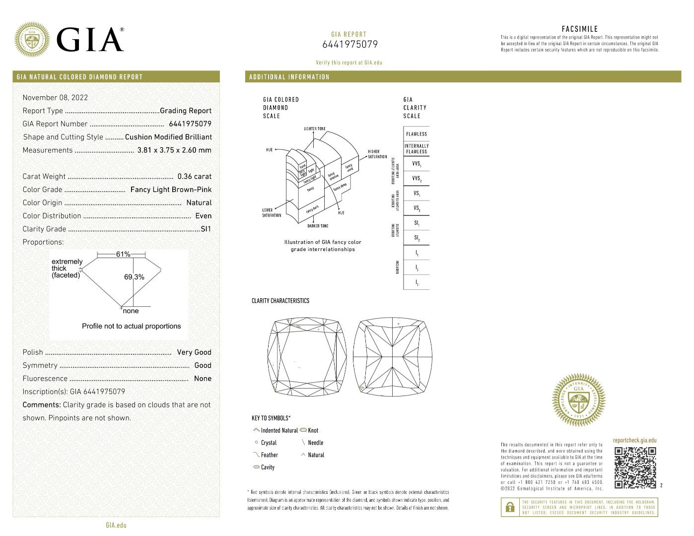 GIA Certified 0.36cts Fancy Light Pink Natural Diamond | Saratti