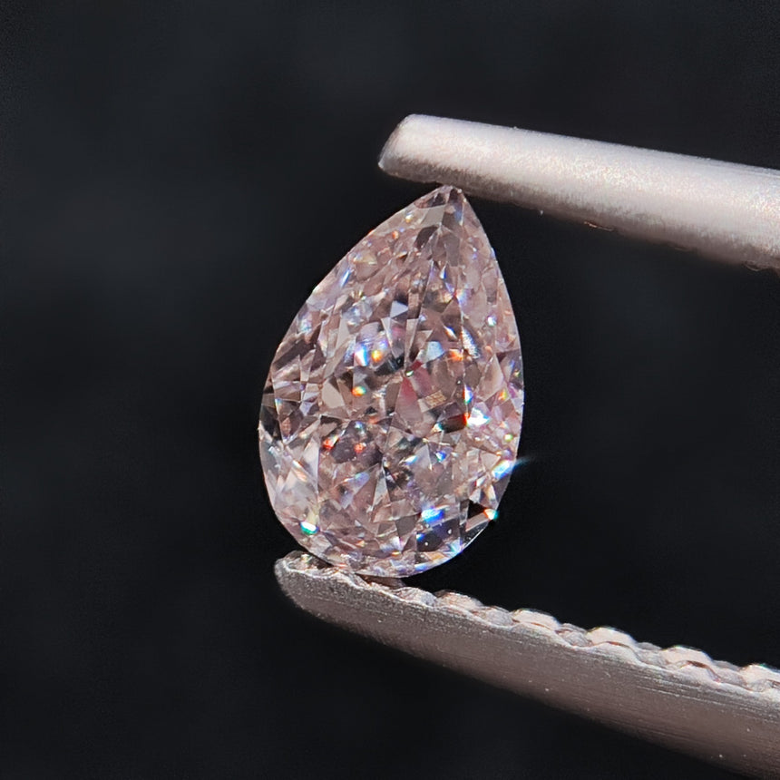 GIA Certified Light Brown-Pink Natural Diamond Gem | Saratti