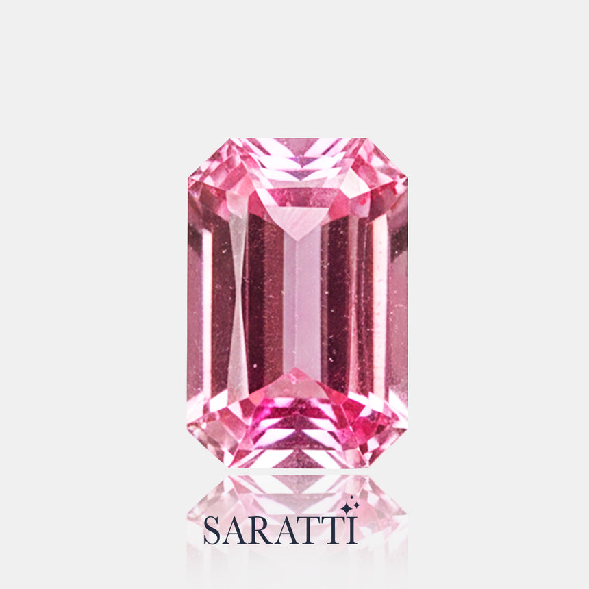 GRC Certified Padparadscha Sapphire Octagonal | SARATTI
