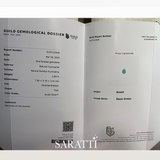 GUILD Paraiba Tourmaline Gemstone Certificate - SARATTI