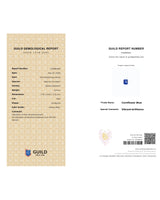 GUILD certified Cornflower Blue Sapphire octagonal emerald cut | SARATTI