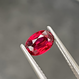 Genuine Vivid Red Natural Ruby Gemstone | Saratti Jewelry 