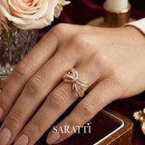 18K Rose Gold on model hand in luxury | SARATTI