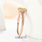 18K Rose Gold standing studio image | SARATTI