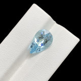 Genuine Pear Cut Natural Aquamarine Gemstone - SARATTI