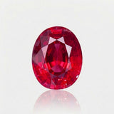 1.28 carat Unheated Natural Pigeon’s Blood ruby oval modified brilliant loose gemstone | SARATTI