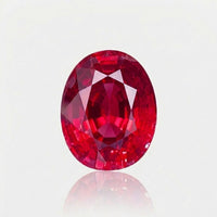 1.28 carats Unheated Natural Pigeon’s Blood Ruby | Oval – 6.67 × 5.27 × 3.82mm
