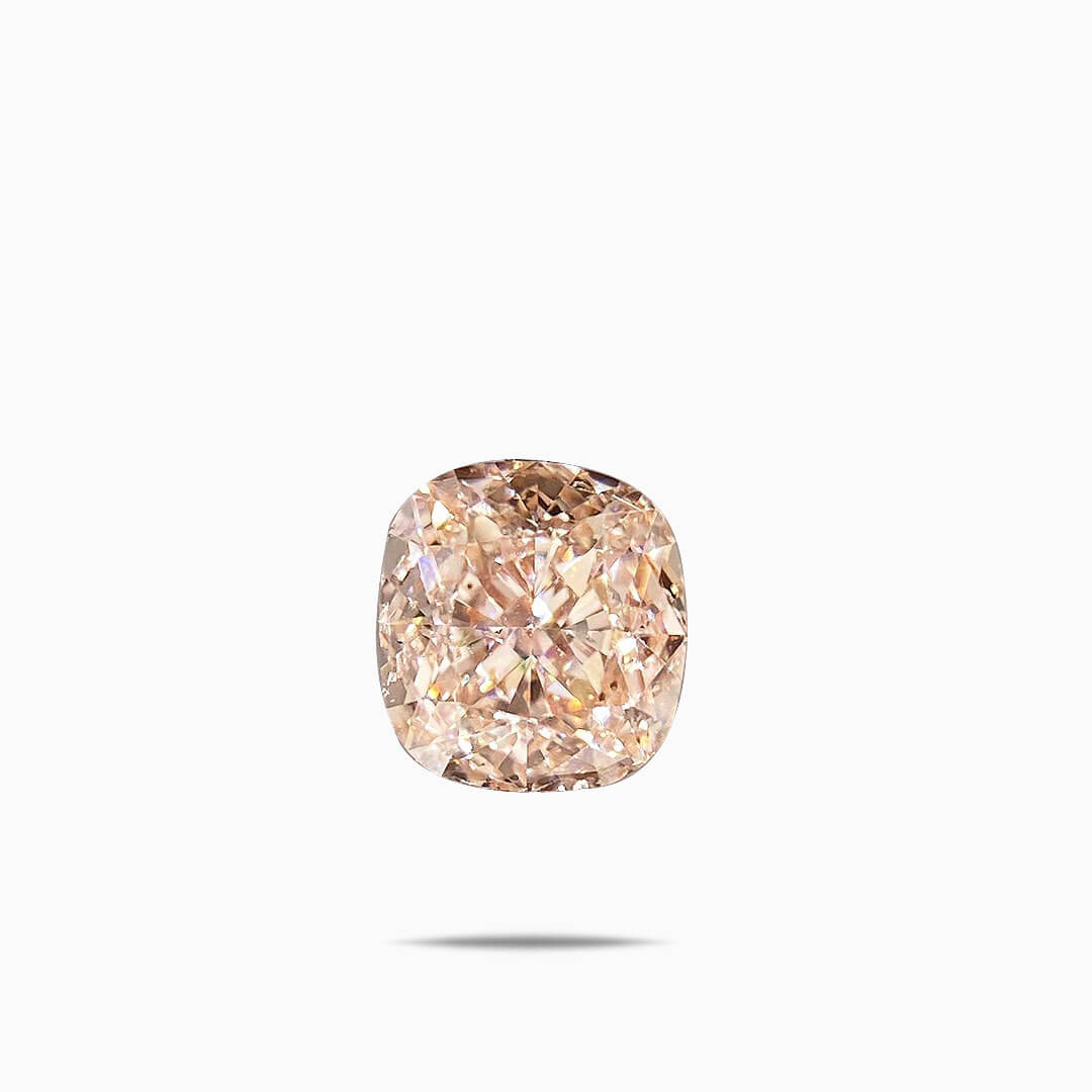 Cushion Cut Fancy Pinkish Brown Diamond | Saratti