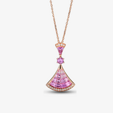 Grand Metamorphia Pink Sapphire Necklace