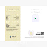 Guild Certified Emerald Close-Up | SARATTI