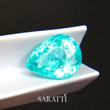 Pear Shape Neon Tourmaline Stone | SARATTI