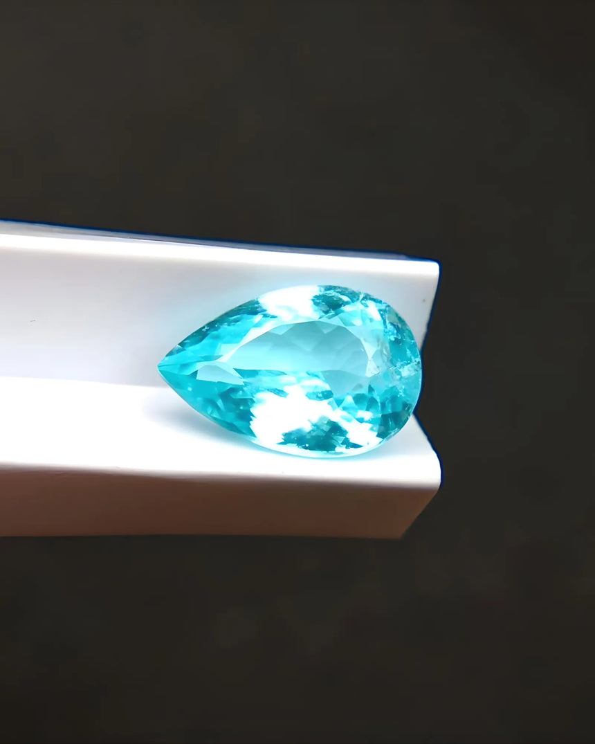 Pear cut Mozambique Paraiba tourmaline loose stone | SARATTI