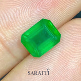 Vivid Green Emerald Loose Gemstone | SARATTI