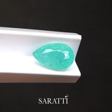 Natural Paraiba-Type Pear Tourmaline Gemstone | SARATTI