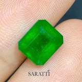 Vivid Green Emerald Loose Gemstone | SARATTI