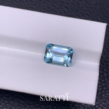 2.75 Carats Natural Santa Maria Aquamarine | Octagonal Cut | Intense Blue