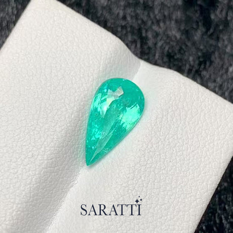 Neon Bluish-Green Tourmaline Loose Stone | SARATTI