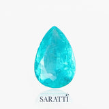 Neon Blue Pear Tourmaline Loose Stone | SARATTI